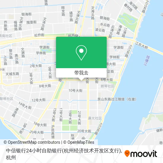 中信银行24小时自助银行(杭州经济技术开发区支行)地图