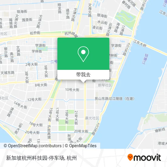 新加坡杭州科技园-停车场地图
