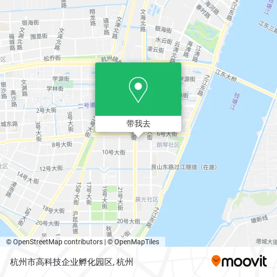 杭州市高科技企业孵化园区地图