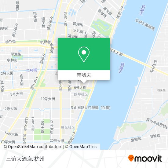 三谊大酒店地图
