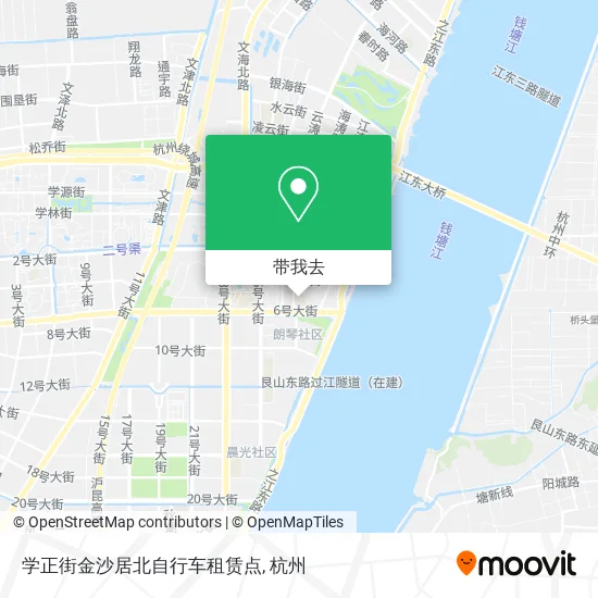 学正街金沙居北自行车租赁点地图