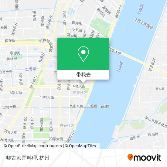 卿古韩国料理地图