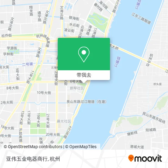 亚伟五金电器商行地图