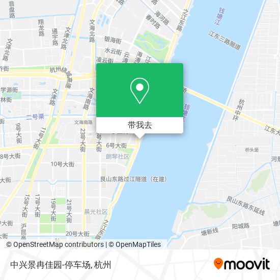 中兴景冉佳园-停车场地图
