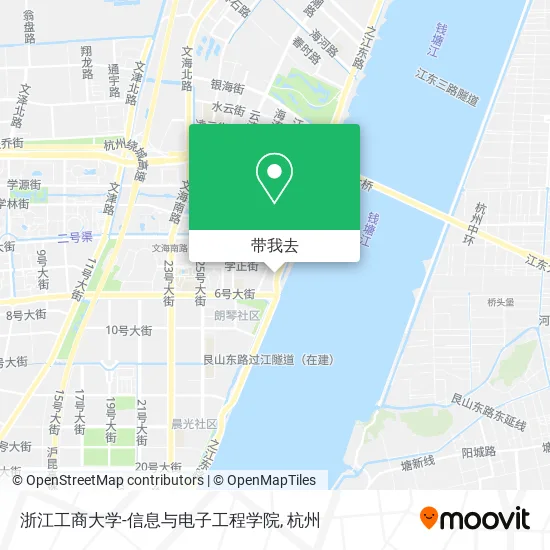 浙江工商大学-信息与电子工程学院地图