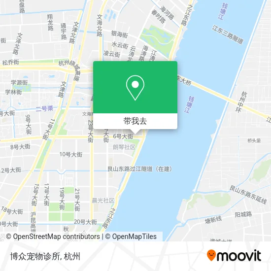 博众宠物诊所地图