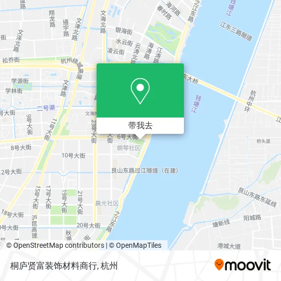 桐庐贤富装饰材料商行地图