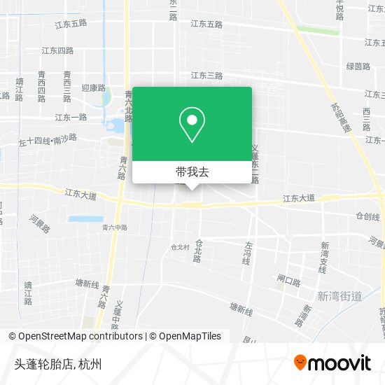 头蓬轮胎店地图