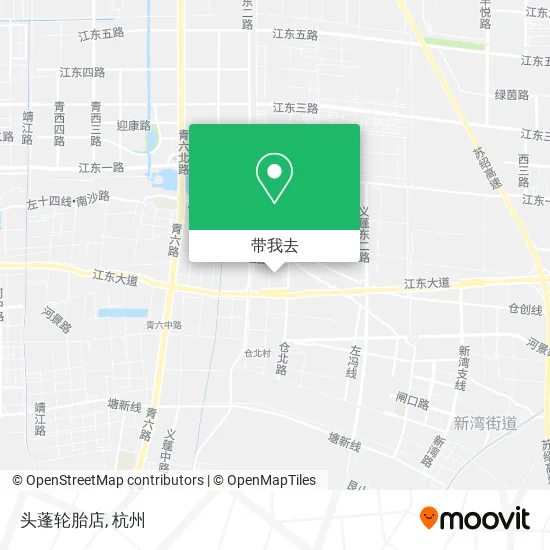 头蓬轮胎店地图