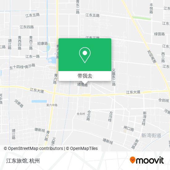 江东旅馆地图