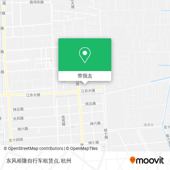 东风裕隆自行车租赁点地图