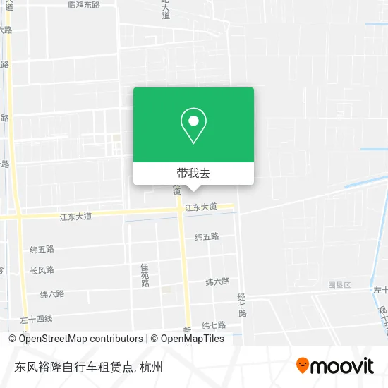 东风裕隆自行车租赁点地图