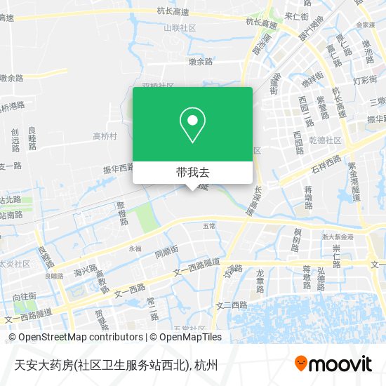 天安大药房(社区卫生服务站西北)地图