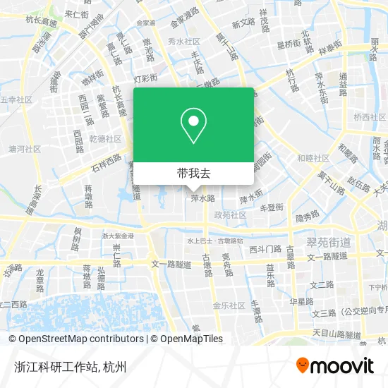 浙江科研工作站地图