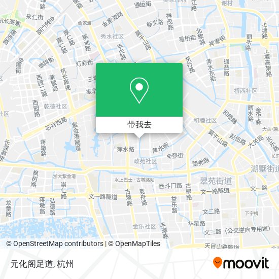 元化阁足道地图