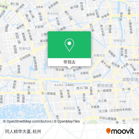 同人精华大厦地图