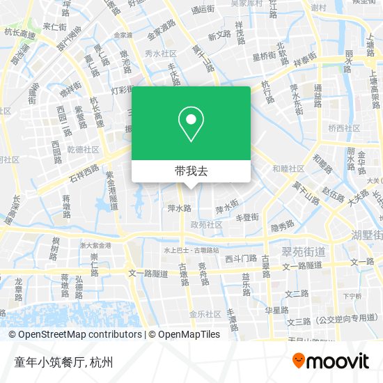 童年小筑餐厅地图