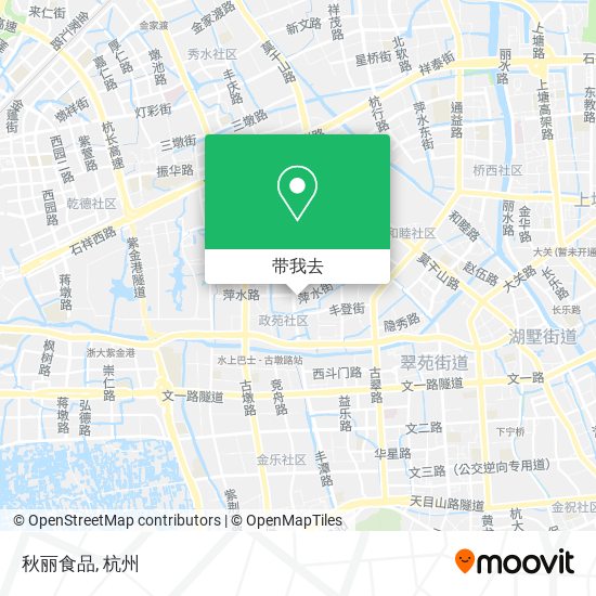 秋丽食品地图