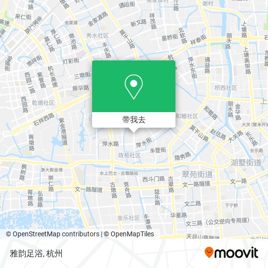雅韵足浴地图
