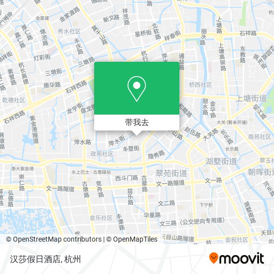 汉莎假日酒店地图
