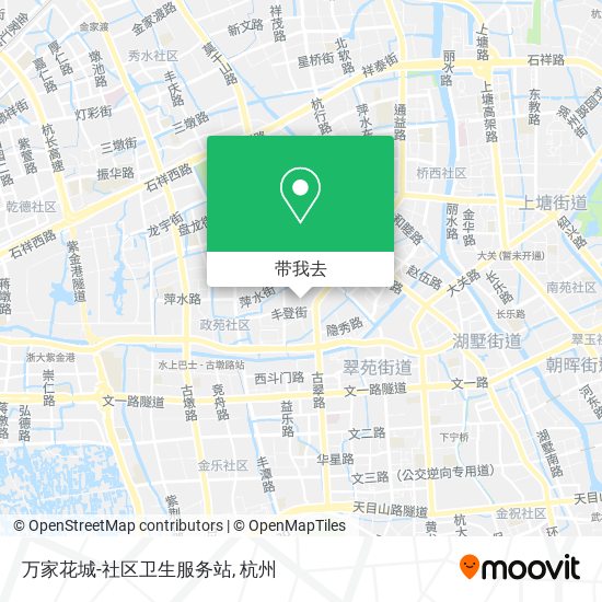 万家花城-社区卫生服务站地图