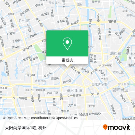 天阳尚景国际1幢地图