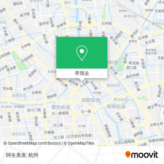 阿生美发地图