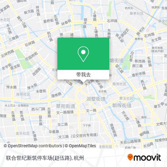 联合世纪新筑停车场(赵伍路)地图