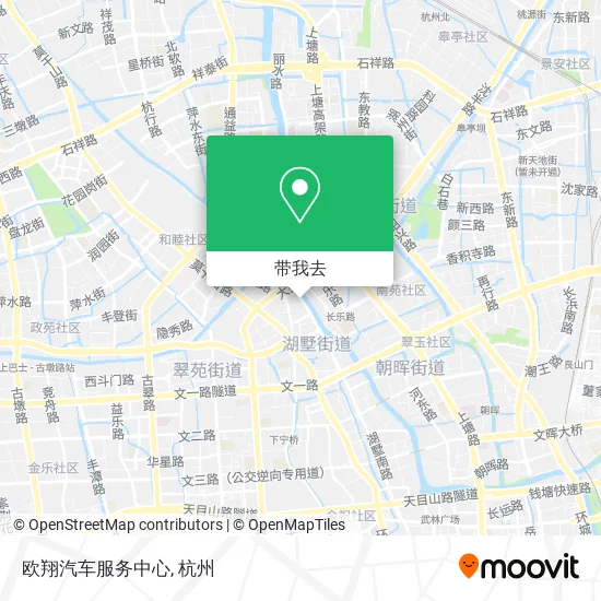 欧翔汽车服务中心地图