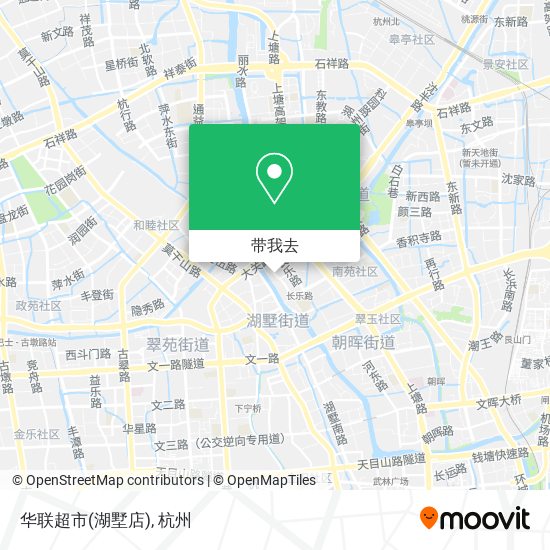华联超市(湖墅店)地图