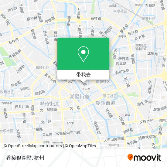 香樟银湖墅地图