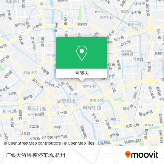广银大酒店-南停车场地图