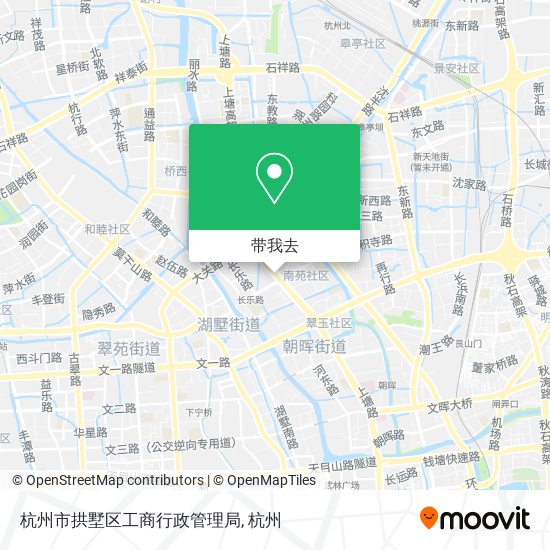 杭州市拱墅区工商行政管理局地图