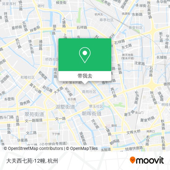 大关西七苑-12幢地图