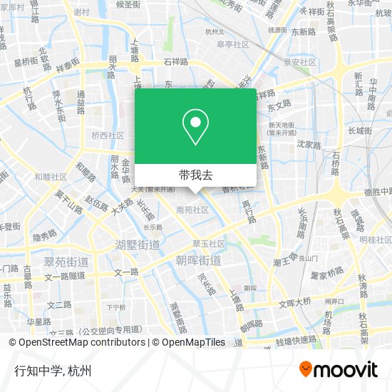 行知中学地图