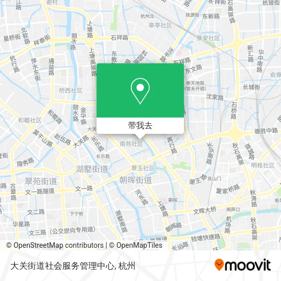 大关街道社会服务管理中心地图