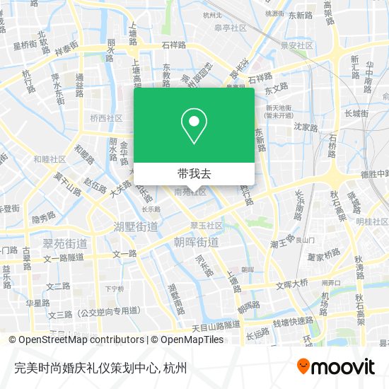完美时尚婚庆礼仪策划中心地图