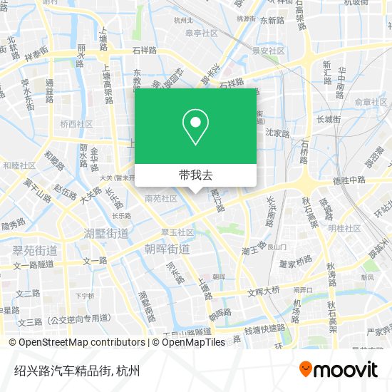 绍兴路汽车精品街地图