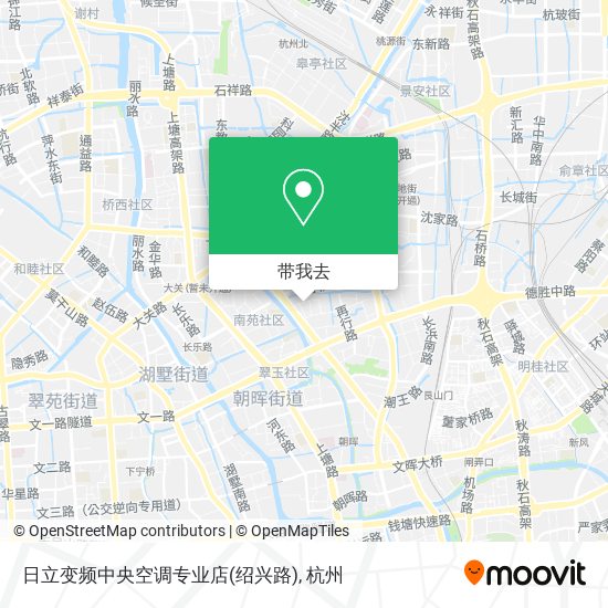 日立变频中央空调专业店(绍兴路)地图