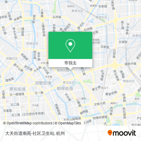 大关街道南苑-社区卫生站地图