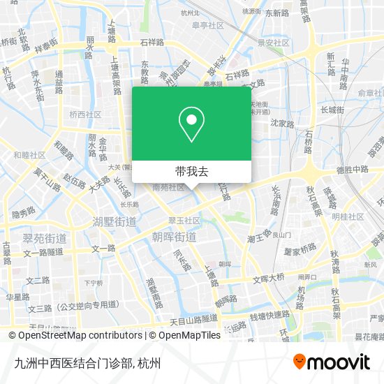 九洲中西医结合门诊部地图