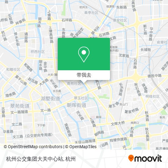 杭州公交集团大关中心站地图