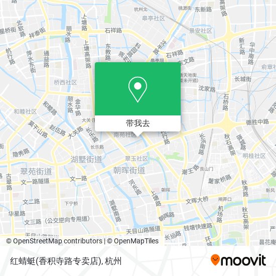 红蜻蜓(香积寺路专卖店)地图