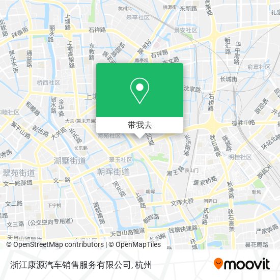 浙江康源汽车销售服务有限公司地图