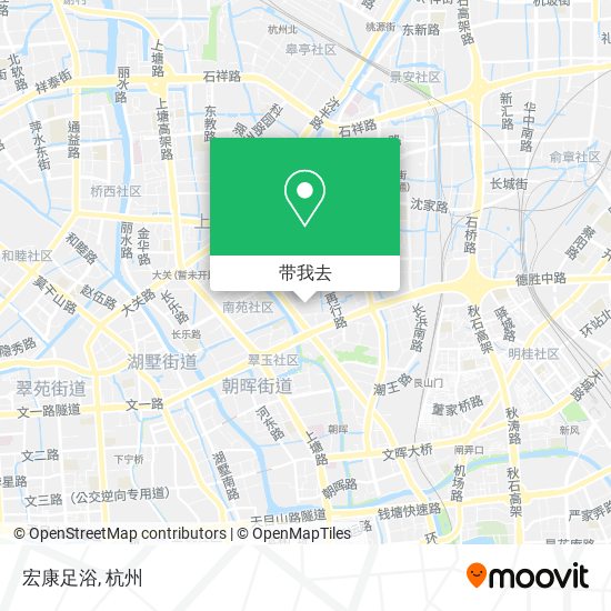 宏康足浴地图