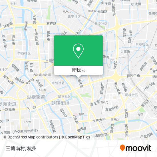 三塘南村地图
