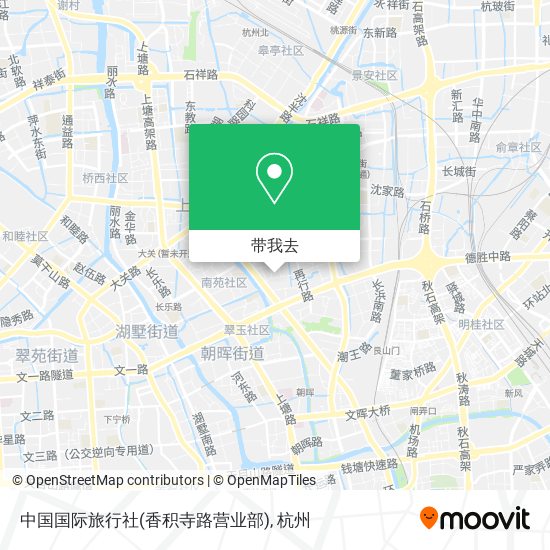 中国国际旅行社(香积寺路营业部)地图