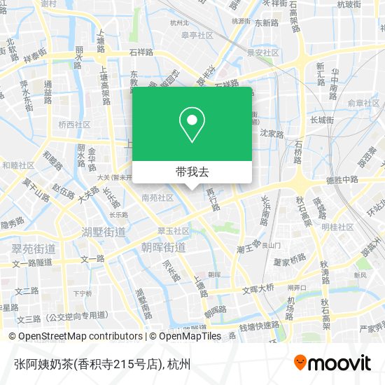 张阿姨奶茶(香积寺215号店)地图