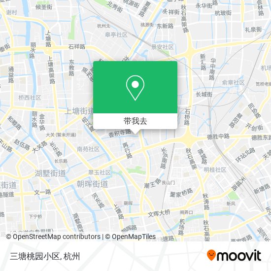 三塘桃园小区地图