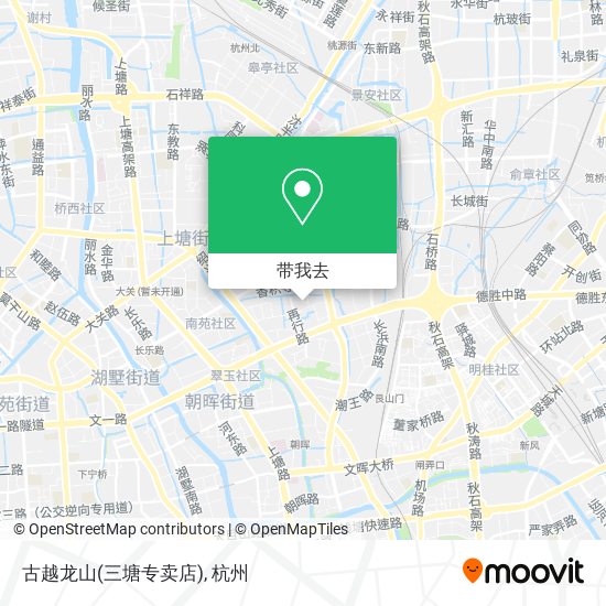 古越龙山(三塘专卖店)地图